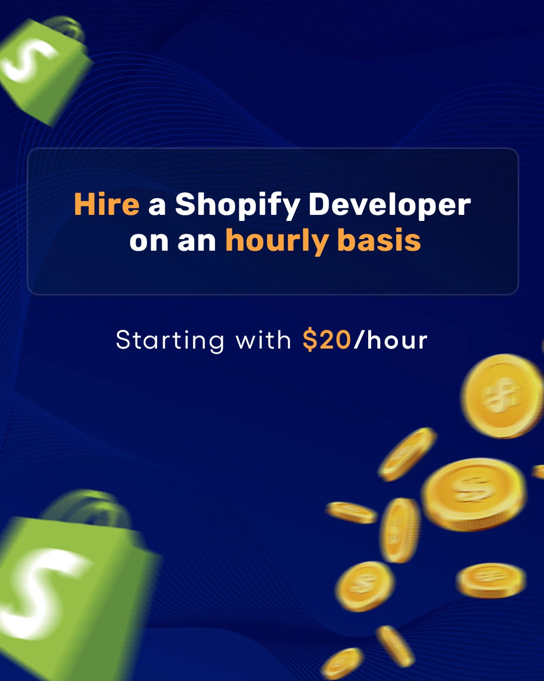 Hire a Shopify Developer Infographics Image